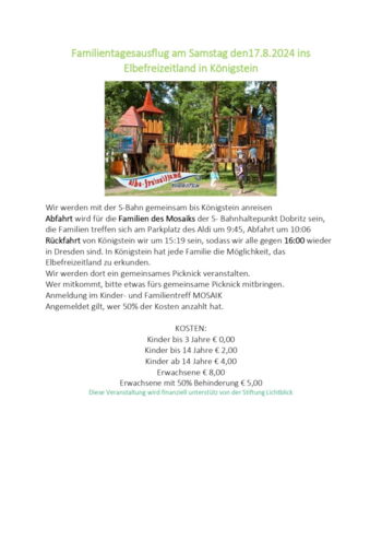 Familientagesausflug