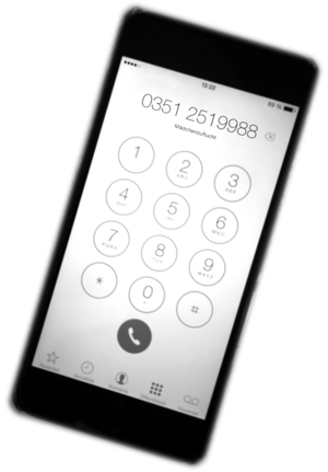 Telefon - Anonyme Zuflucht für Mädchen und junge Frauen in Dresden